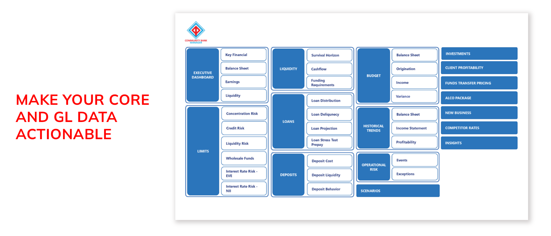 Community Bank Manager Platform Overview
